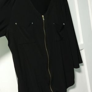 Ellen Tracy zip up top XL